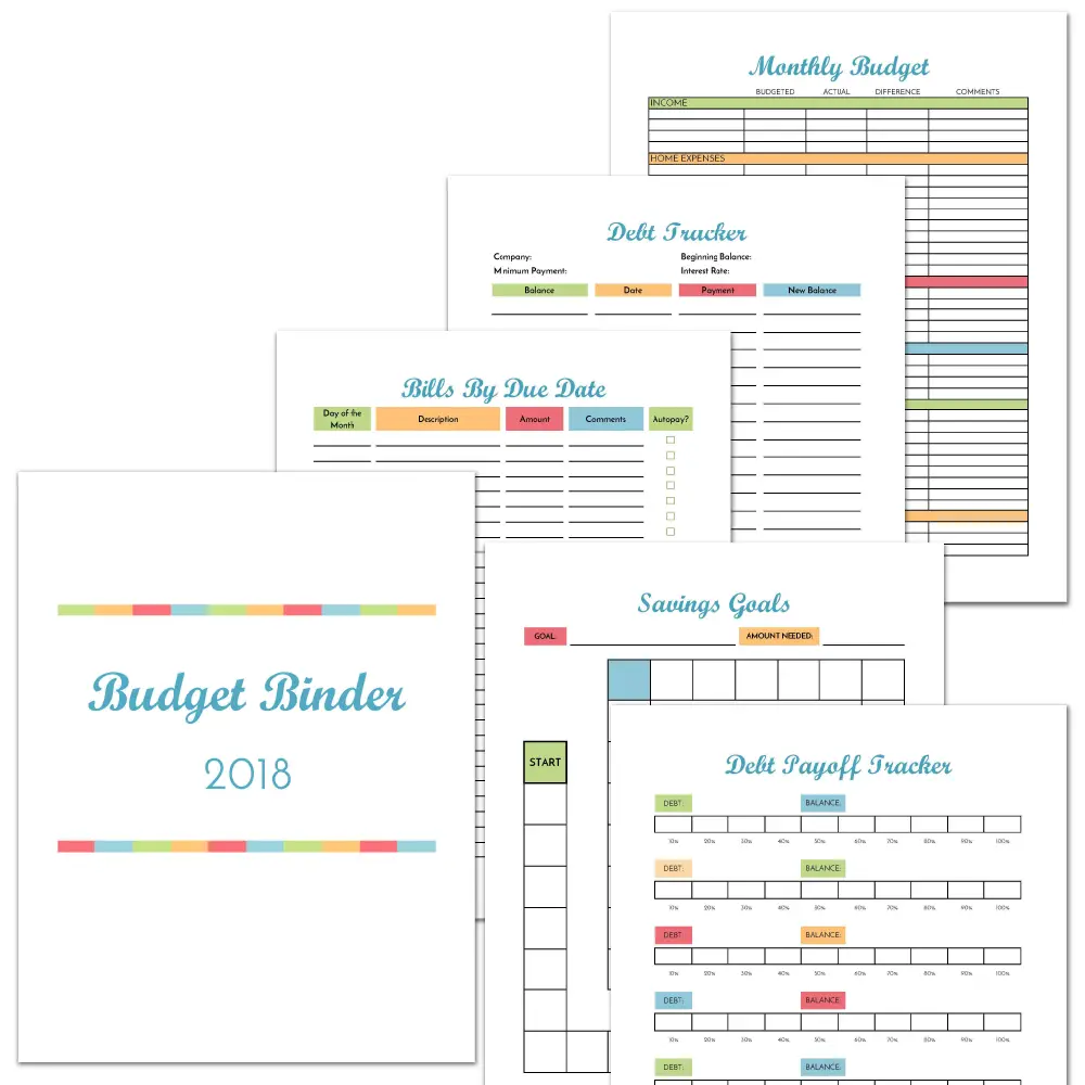 Budget Binder Printable How To Organize Your Finances