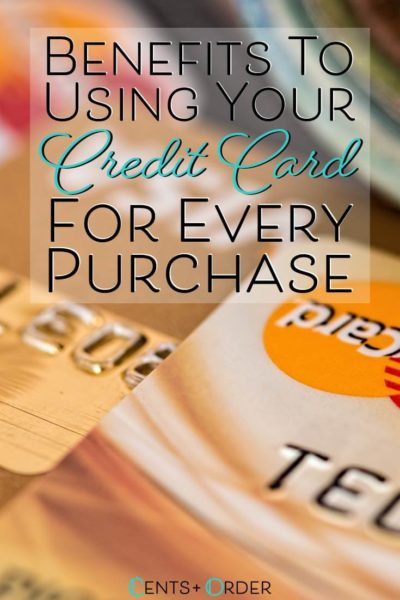 Benefits To Using Your Credit Card For Every Purchase